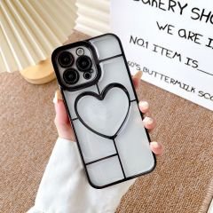 Akfa İphone 13 Pro Uyumlu  Kalpli Aşk Kılıf - Yumuşak Silikon ve Şık Tasarım