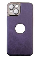 AKFA iPhone 14   Kamera Korumalı Deri Desenli  Kılıfı