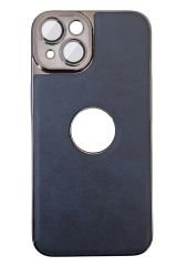 AKFA iPhone 14   Kamera Korumalı Deri Desenli  Kılıfı