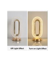 Kristal Elmas Masa Lambası/ Başucu Lambası