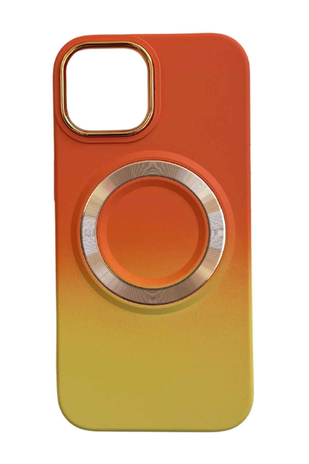 AKFA iPhone 12 Uyumlu Corn Serisi Gradyan  Telefon Kılıfı