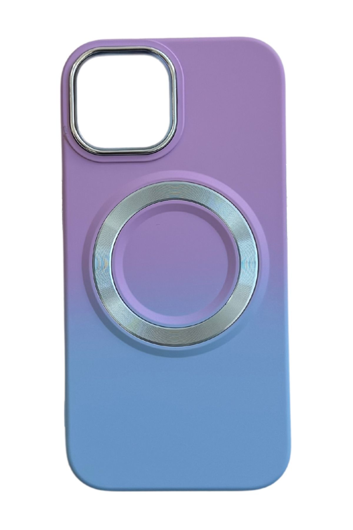 AKFA iPhone 15 Uyumlu Corn Serisi Gradyan  Telefon Kılıfı