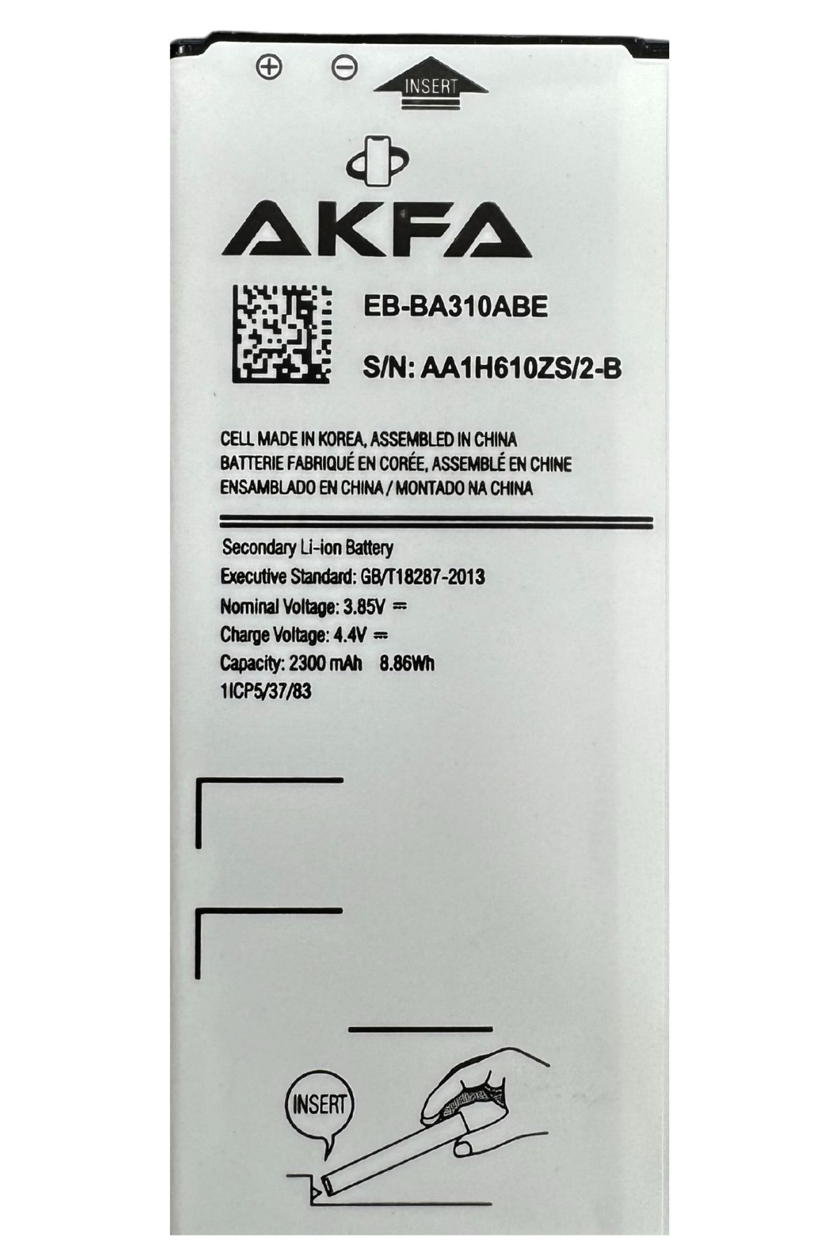 Galaxy A3 A310 Premium Akfa Batarya