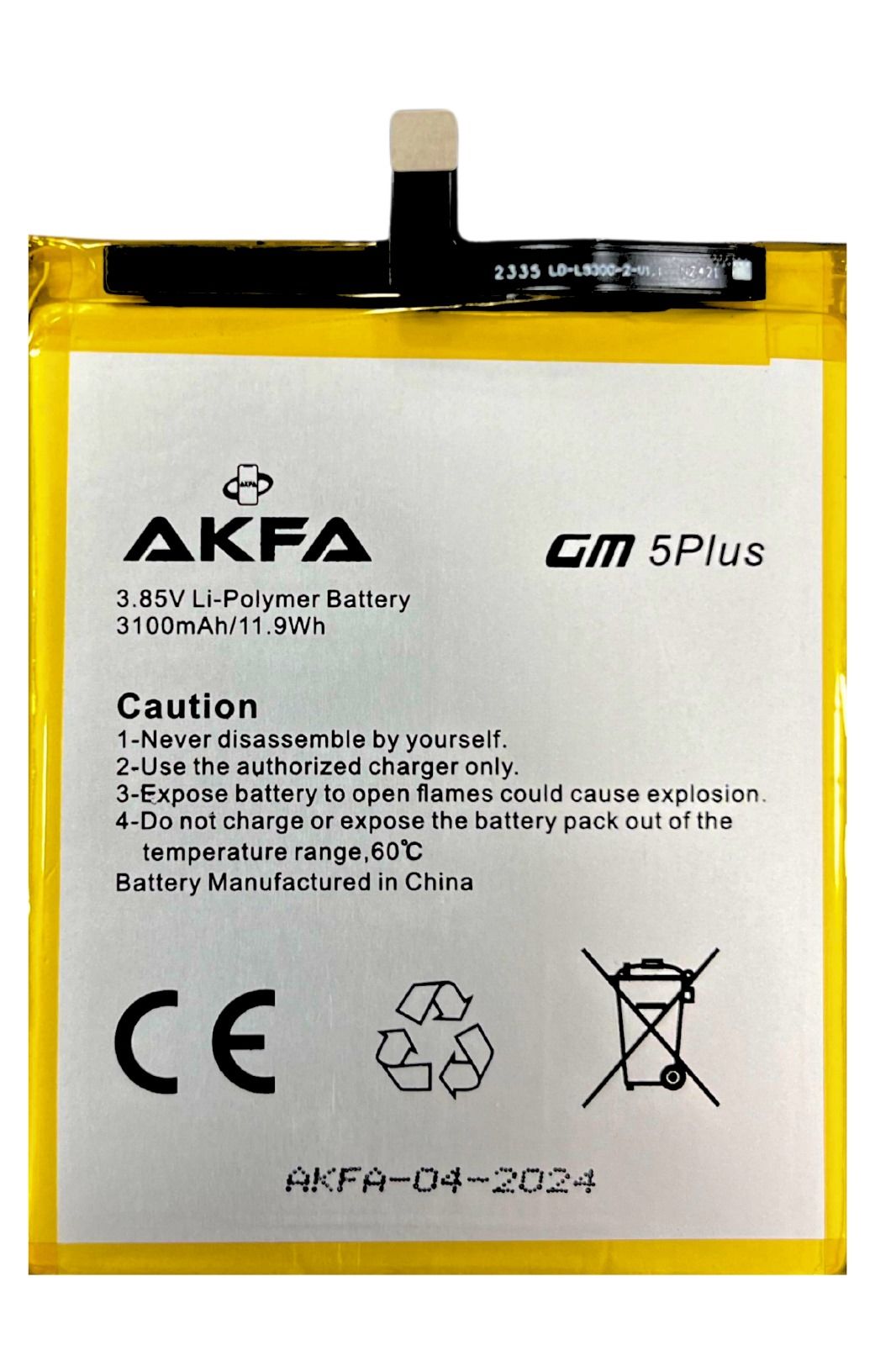 General Mobile GM 5 Plus Premium Akfa Batarya