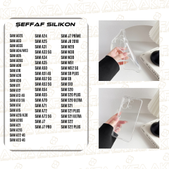 Akfa Şeffaf Silikon Kılıf - (Modeller İçin Katalog Talep Ediniz)