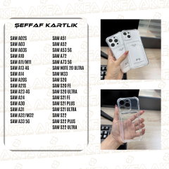 Akfa Şeffaf Kartlık Detaylı Kılıf - (Modeller İçin Katalog Talep Ediniz)