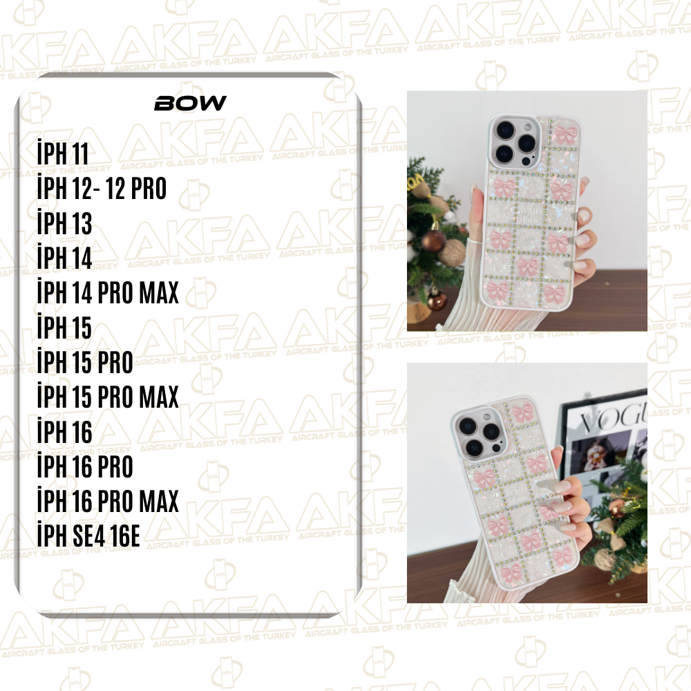 Akfa Bow Kılıf - (Modeller İçin Katalog Talep Ediniz)