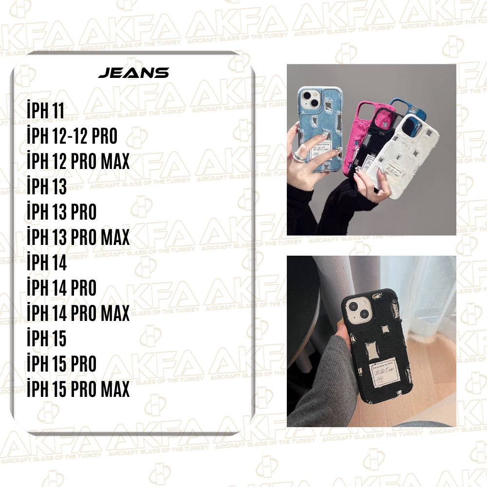 Akfa Jeans Kılıf - (Modeller İçin Katalog Talep Ediniz)