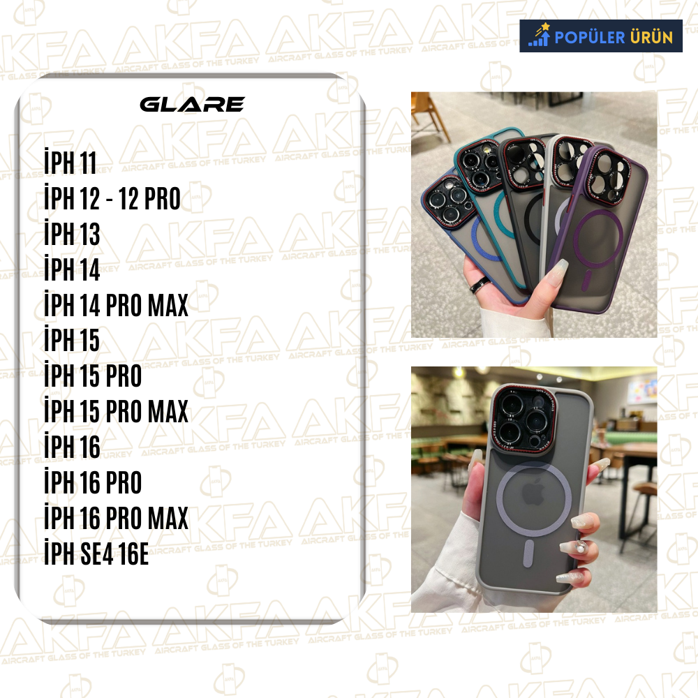 Akfa Glare Kılıf - (Modeller İçin Katalog Talep Ediniz)