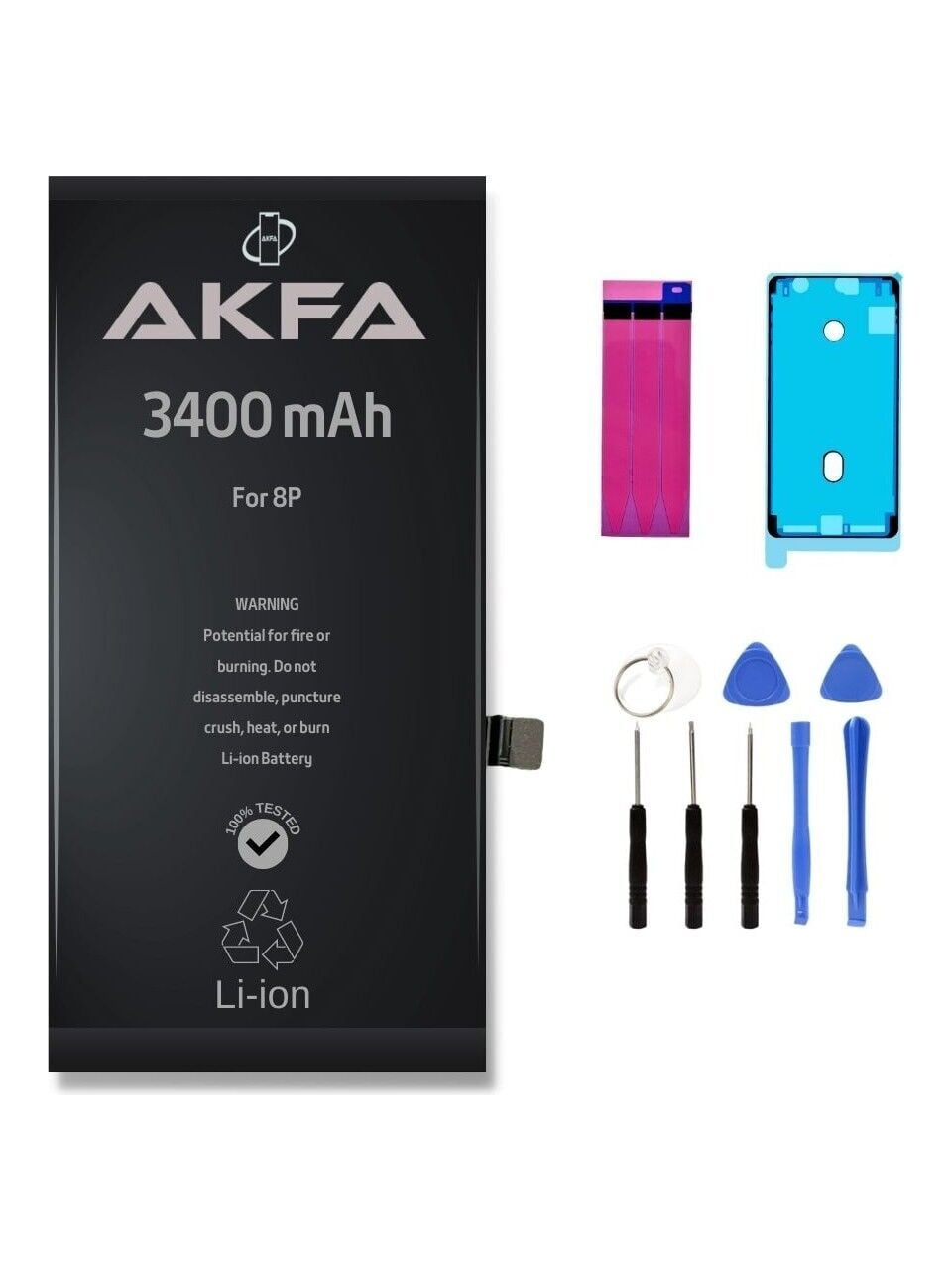 iPhone 8G PLUS Premium Akfa Telefon Batarya 3410 MAH