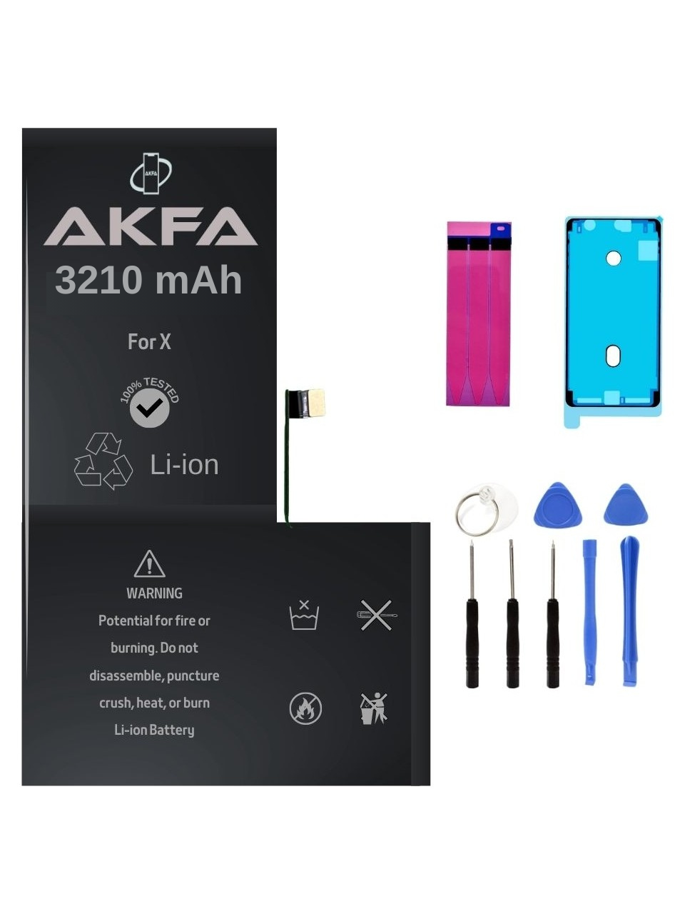 iPhone X Premium Akfa Telefon Batarya 3210 MAH