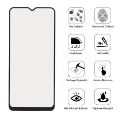 Apple iPhone 7 Plus Beyaz Akfa Metalik Şeffaf Ekran Koruyucu