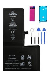 iPhone X Premium Akfa Telefon Batarya 3210 mAh (Maxi Performans)