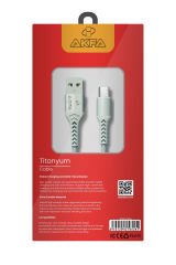 Akfa Titanyum Hasır Micro Kablo – Hızlı Şarjın Gücü
