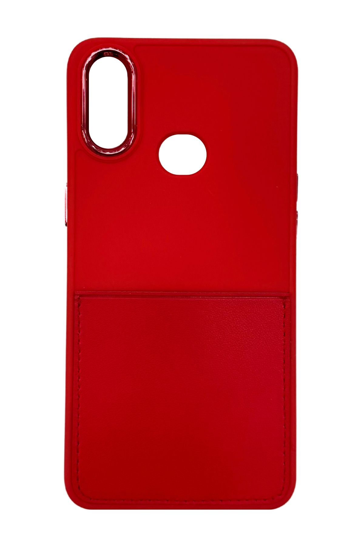 AKFA Samsung Galaxy A 10S Uyumlu Deri Kartlık Bölmeli Kılıf