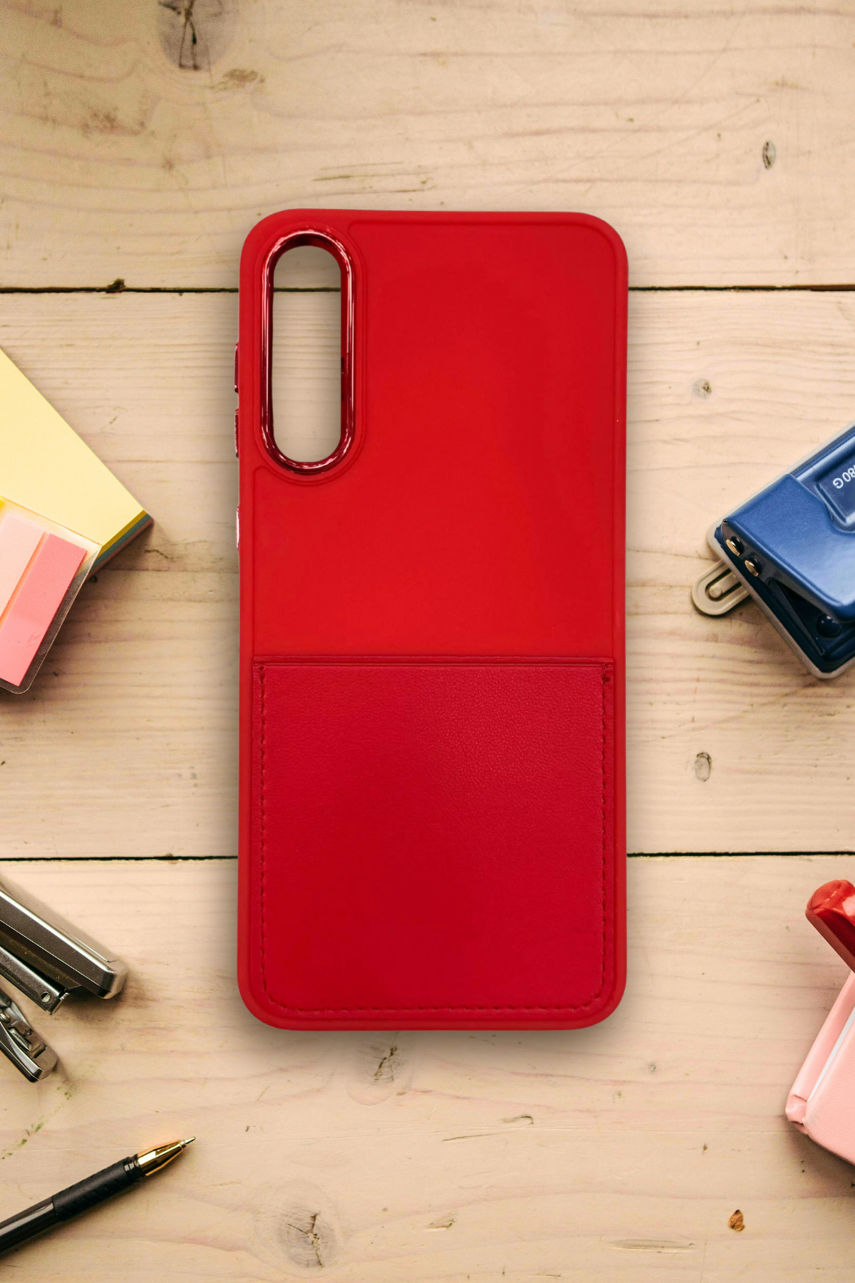 AKFA Samsung Galaxy A30S Uyumlu Deri Kartlık Bölmeli  Kılıf – Şıklık ve Fonksiyonelliği Bir Arada