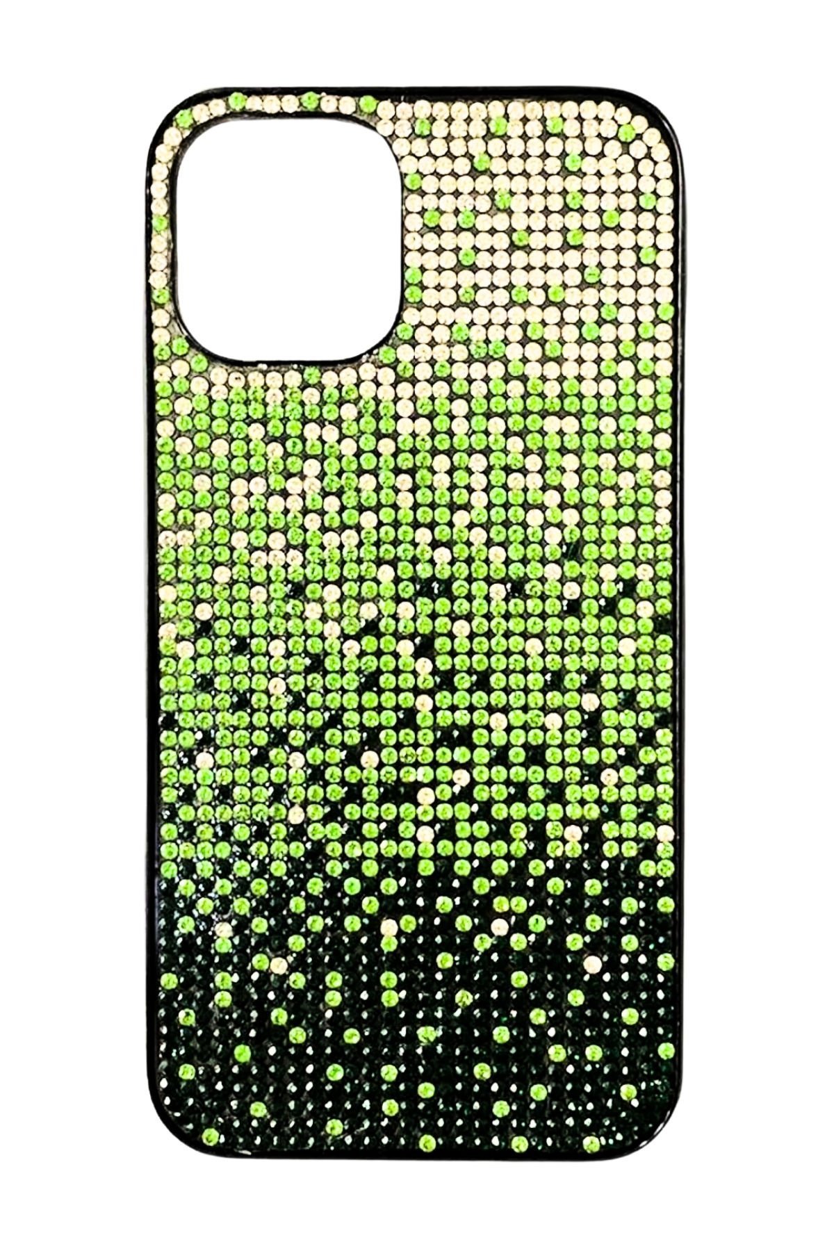 Akfa İphone 14 Pro Max Uyumlu Diamond Serisi Taşlı Şık Kılıf