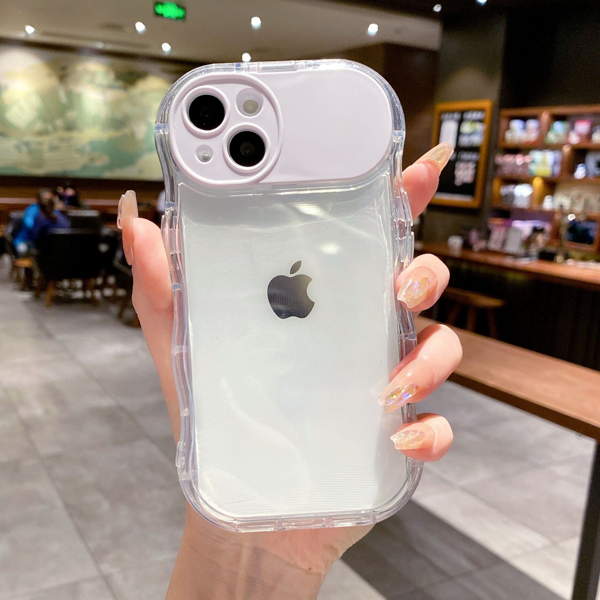 Akfa İphone 13 Pro  Light Şeffaf Yumuşak Ayna Özellikli Kılıf