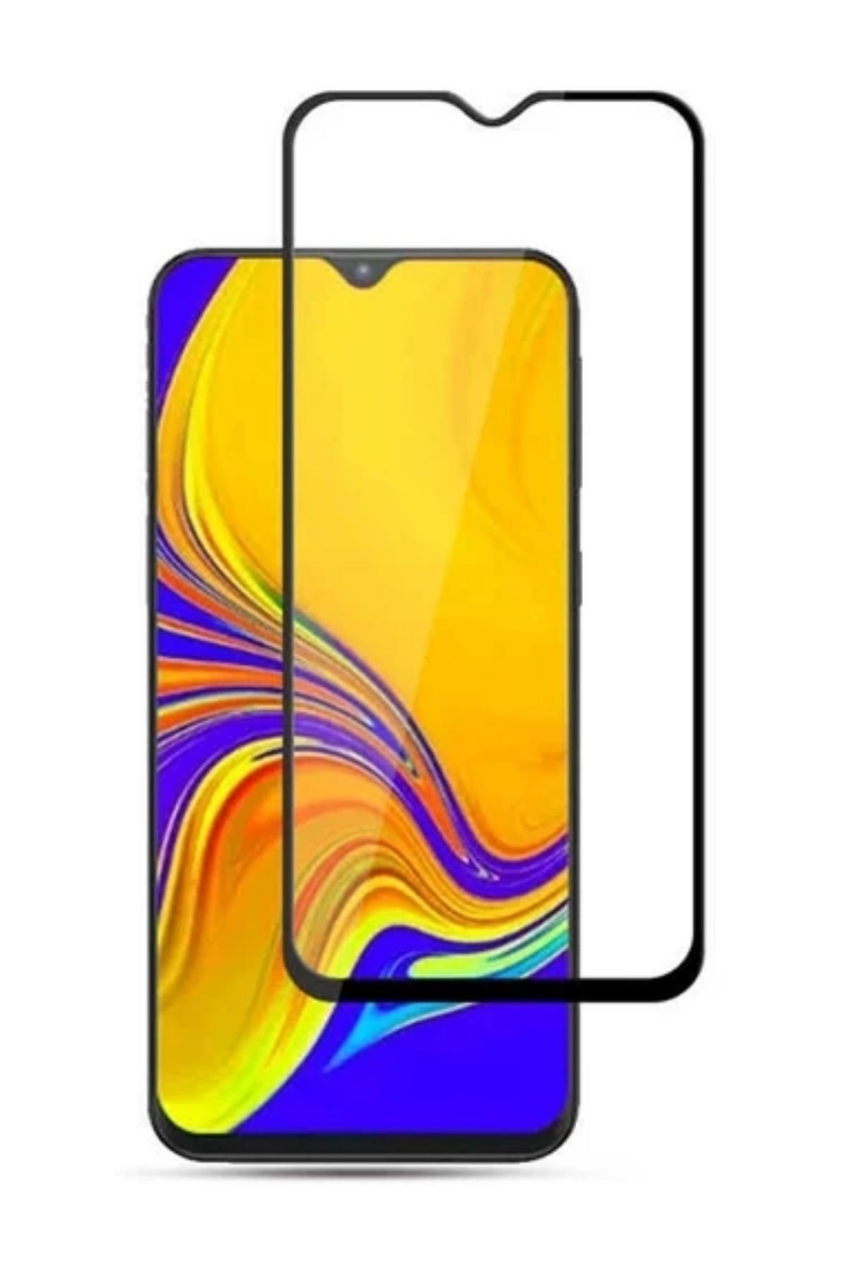 Akfa Samsung Galaxy A02 Tamperli  Ekran Koruyucu Metalic Cam