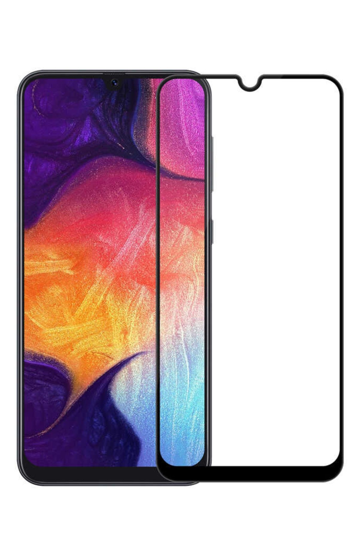 Akfa Samsung Galaxy A22/M32 Ekran Koruyucu Metalic Cam (Dayanıklı ve Tamperli)