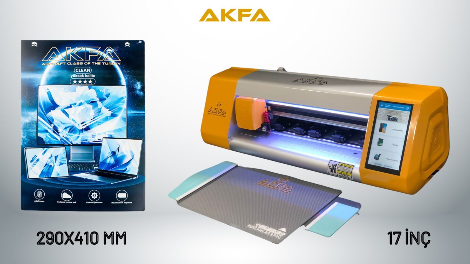 Akfa Maxi Nano DijitalEkran Koruyucu Kesme Makinesi Kredisiz