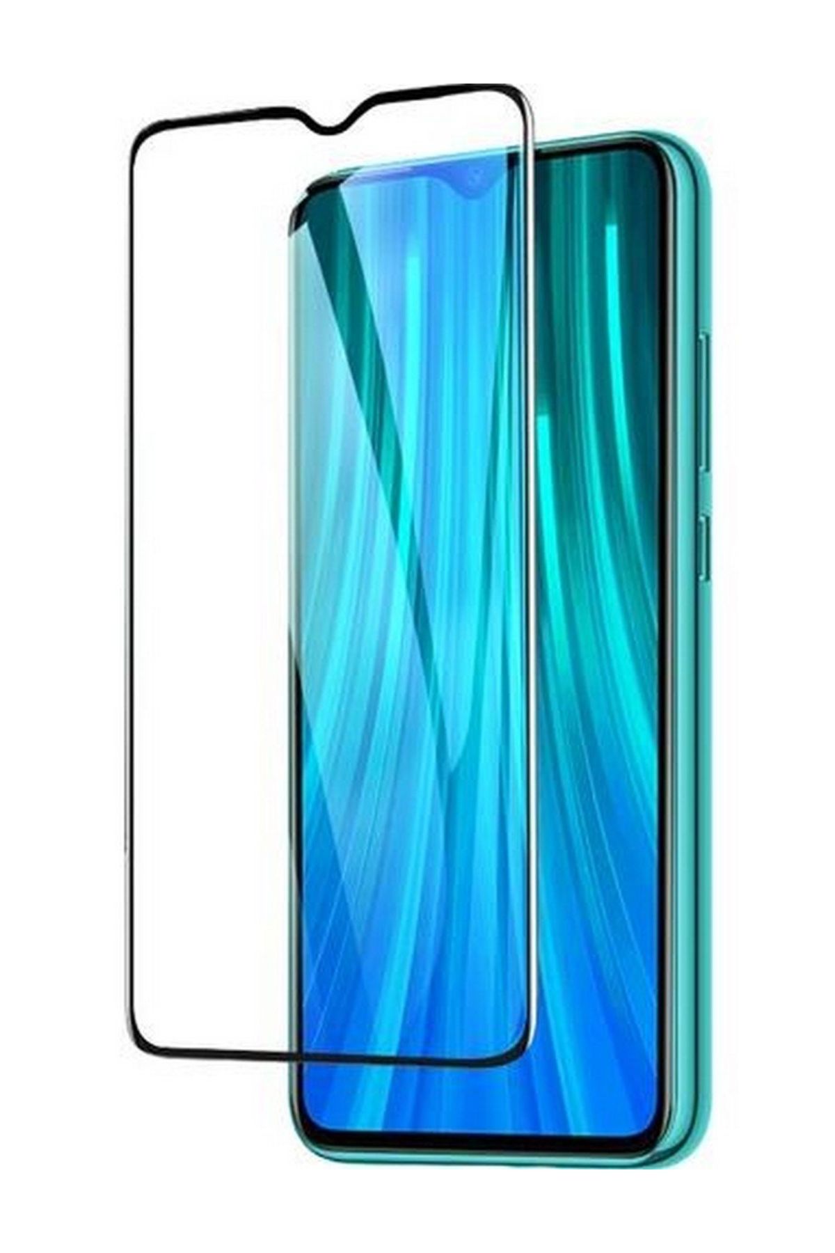 Akfa Redmi Note 8 Pro  Ekran Koruyucu Metalic Cam Tamperli Dayanıklı