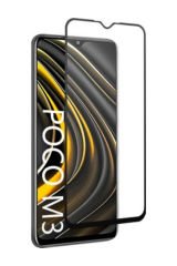 Akfa Poco M3 Tamperli Dayanıklı Ekran Koruyucu Metalic Cam