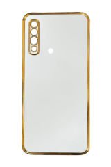 Samsung A50 Premium Yumuşak Silikon Kılıf - Şık ve Sade Tasarım beyaz