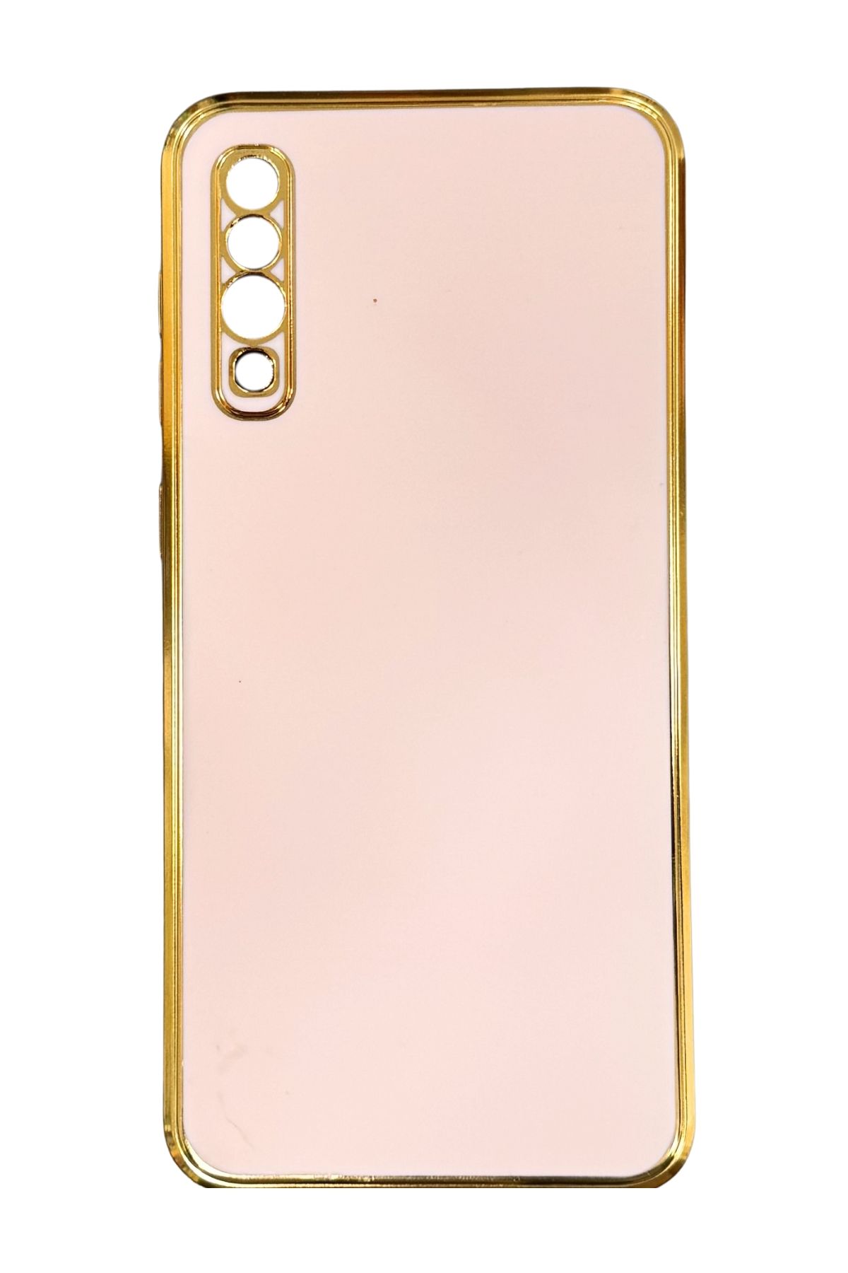 Samsung A50 Premium Yumuşak Silikon Kılıf - Şık ve Sade Tasarım beyaz