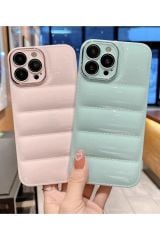 AKFA iPhone 15 Pro Uyumlu Puffy Serisi  Kılıf