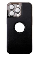 AKFA iPhone 12 Pro Max Kamera Korumalı Deri Desenli Kılıfı