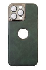 AKFA iPhone 13 Pro Max  Kamera Korumalı Deri Desenli  Kılıf