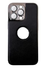 AKFA iPhone 14 Pro Kamera Korumalı Deri Desenli  Kılıf