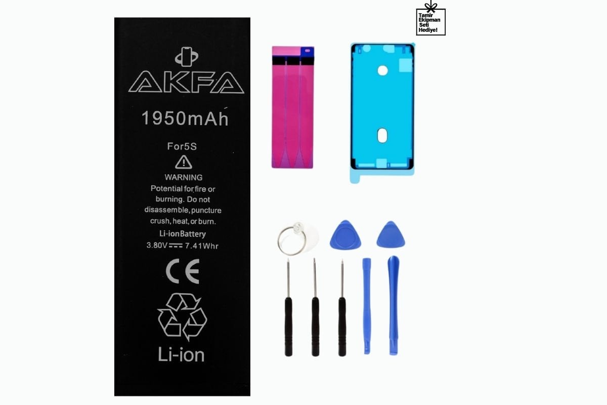 iPhone 5S Premium Akfa Telefon Batarya 1950 MAH
