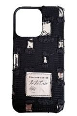AKFA iPhone 14 Pro Max  Denim Kot Desenli Premium  Kılıf