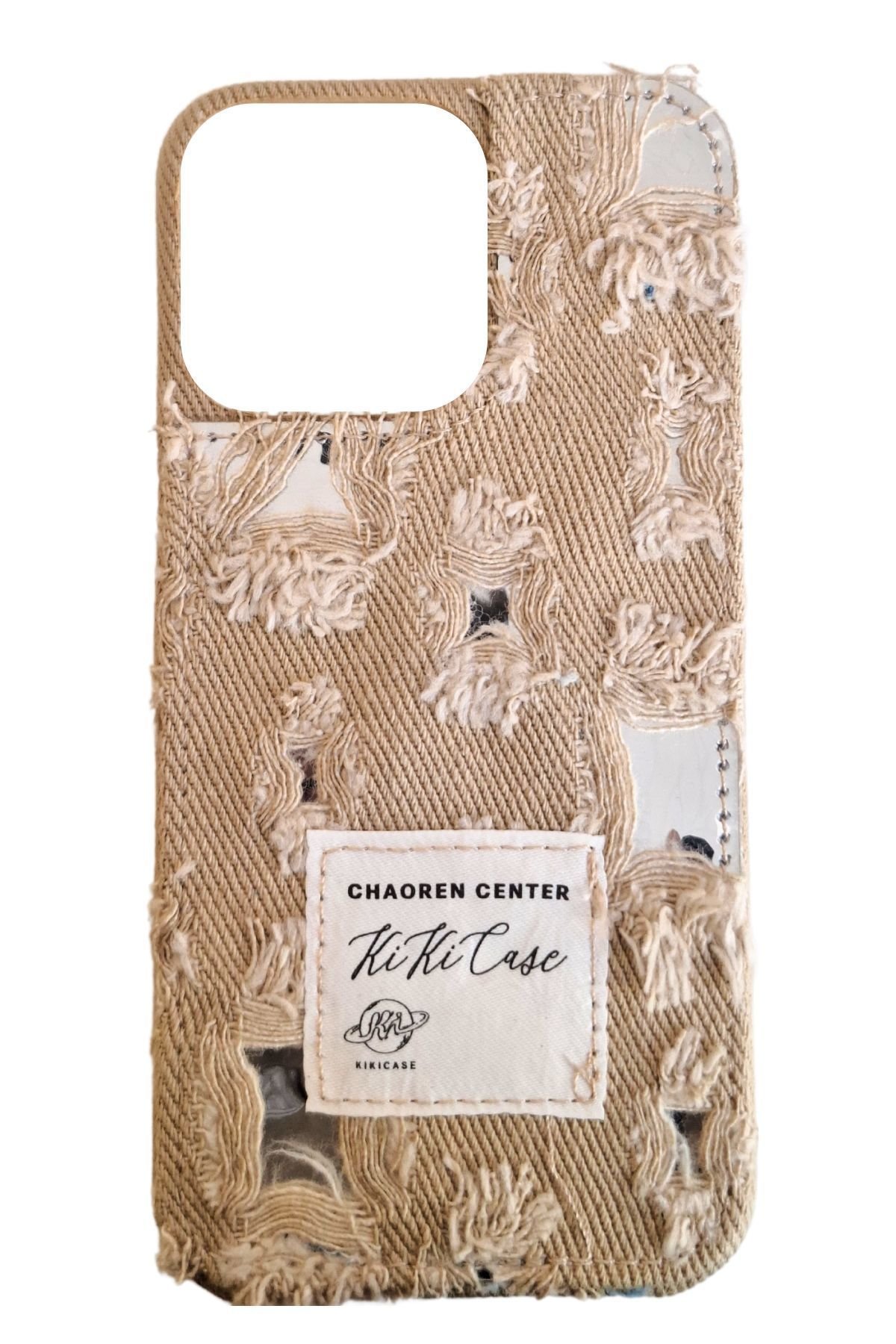 AKFA iPhone 14 Pro Max  Denim Kot Desenli Premium  Kılıf