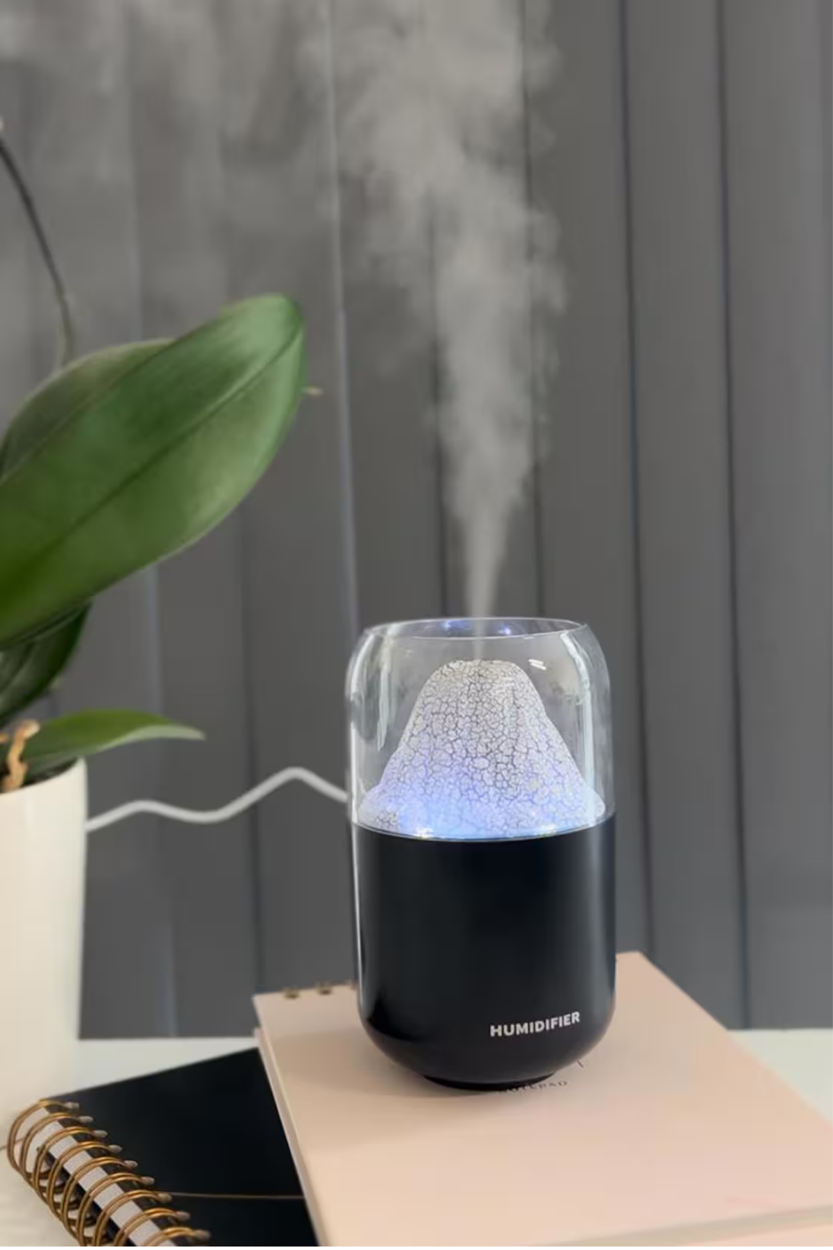 Aromatik Hava Nemlendirici Buhar Makineli Gece Lambası